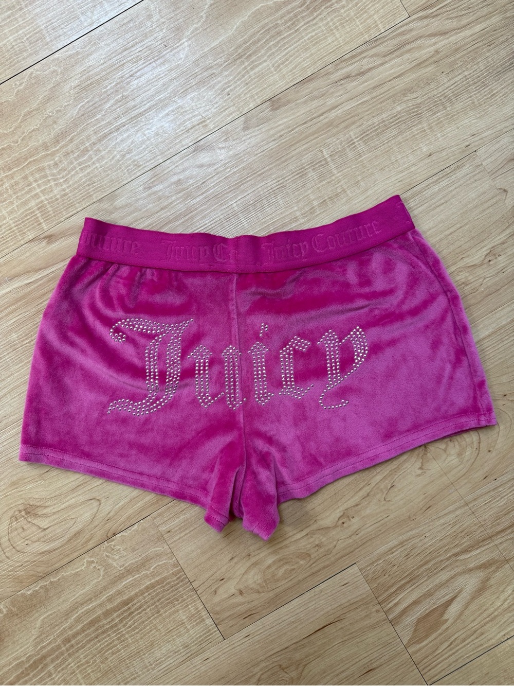 Hot Pink Juicy Couture Velour Shorts